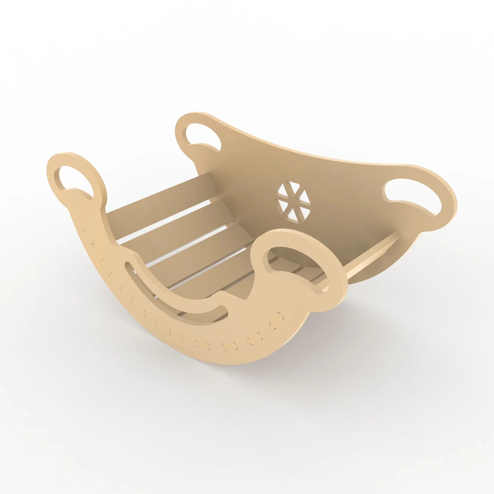 Lux Waldorf & Pikler Wooden Rocking Arch