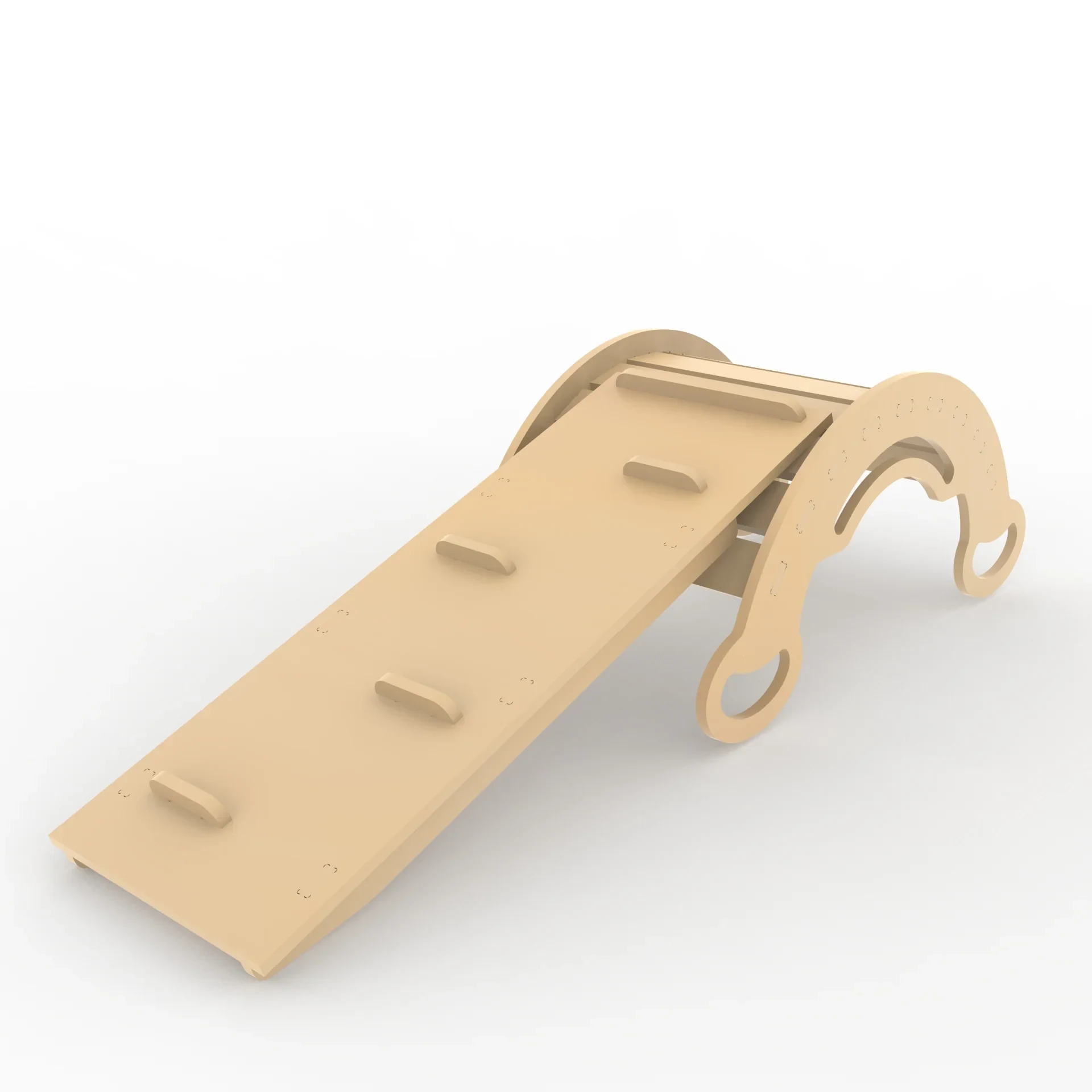 Pikler Rocker Arch & 2-in-1 Reversible Slide Ramp